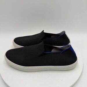 Rothy's The Original Women's 8 The City Flat Sneaker Loafer Black Casual Shoes